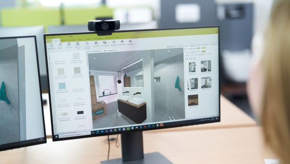 Geberit Badplanung: Vorstellung der Grundrissplanung durch den Geberit Badplaner