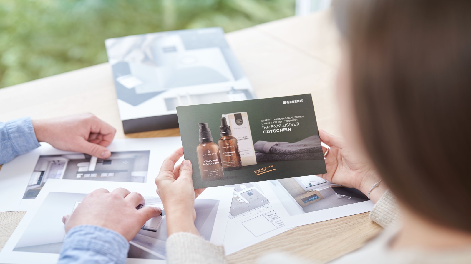 Geberit Badset: Ihr persönliches Geschenk für die Umsetzung unserer Planung.