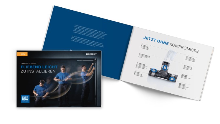 Produktflyer Geberit FlowFit