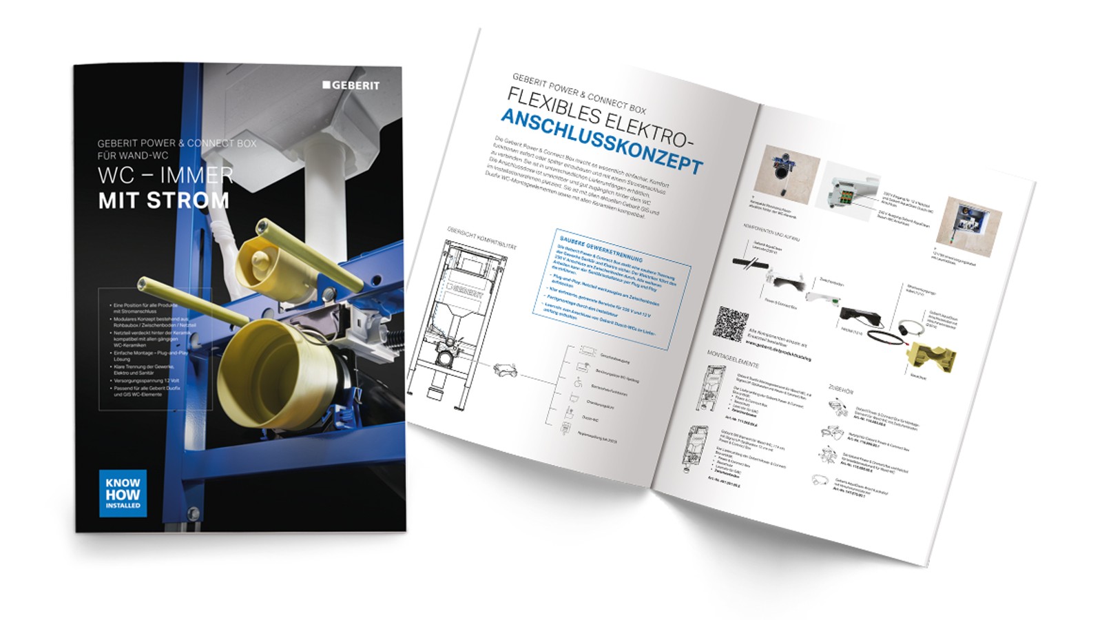 Produktflyer Power & Connect Box für Wand-WC Produktflyer Power & Connect Box für Wand-WC