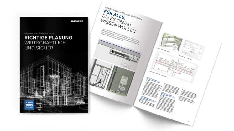 Produktlinienbroschüre Geberit Softwaresysteme