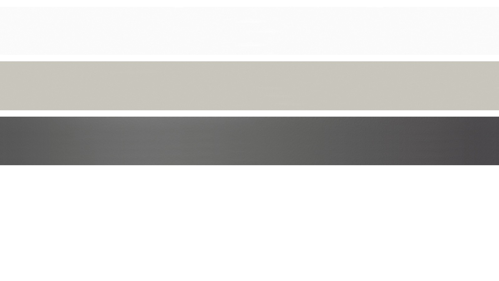 Die Griffe sind wahlweise in drei verschiedenen Farben erhältlich.