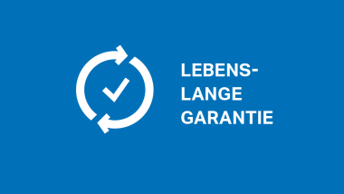 Lebenslange Garantie