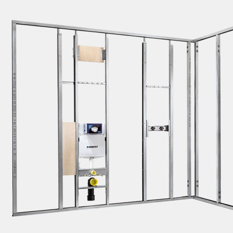 Geberit Ausschubmodule für eine Komplettbadeinrichtung