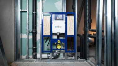 Geberit Duofix Element garantiert eine schnelle und passgenaue Installation