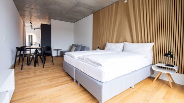 Die stilvoll eingerichteten Apartments im Aparthotel Il Momento. Die stilvoll eingerichteten Apartments im Aparthotel Il Momento.