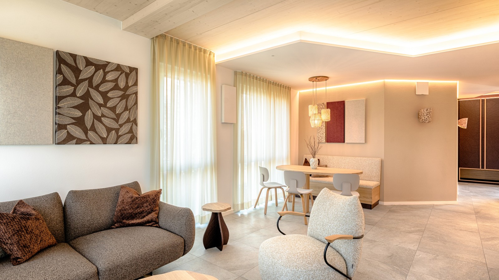 Wohnzimmer in der Inara Suite