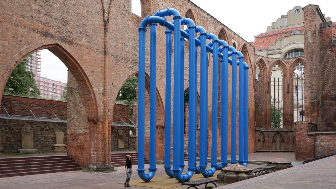 "Radiator" in der Franziskaner-Klosterkirche im Berliner Ortsteil Mitte (© Studio Candy Lenk Berlin in Kooperation mit Anna Borgmann)