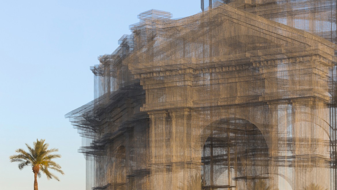 Kunstwerk von Edoardo Tresoldi (© Roberto Conte)