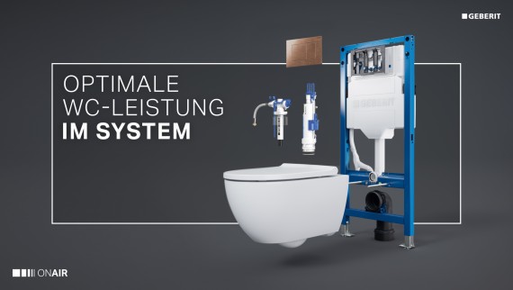 Optimale WC-Leistung im System