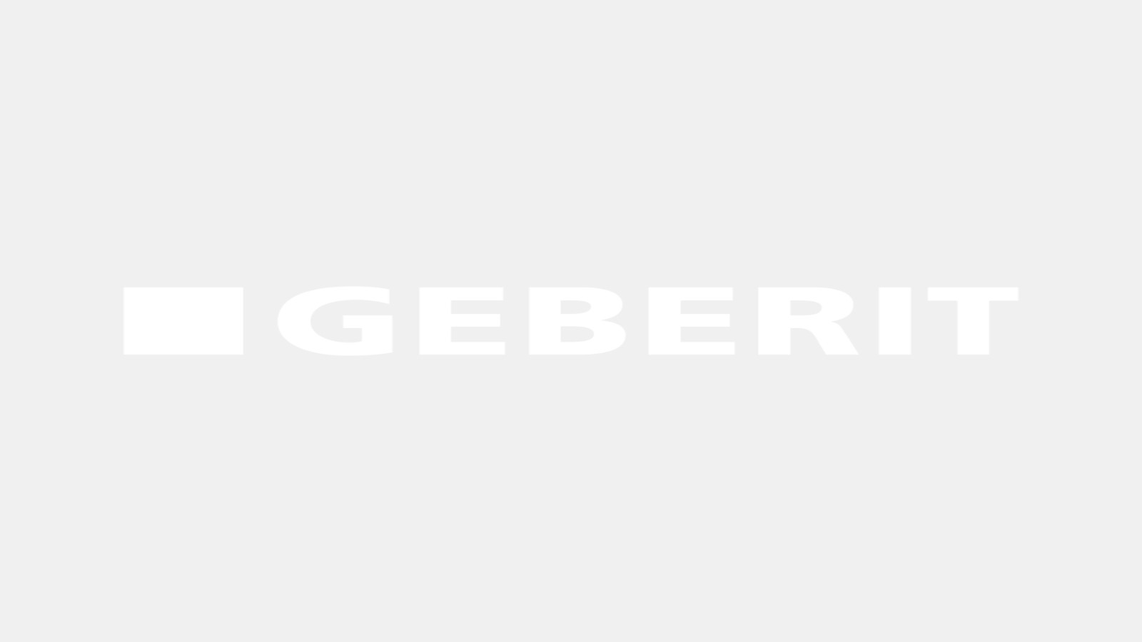 Geberit Logo - weiß