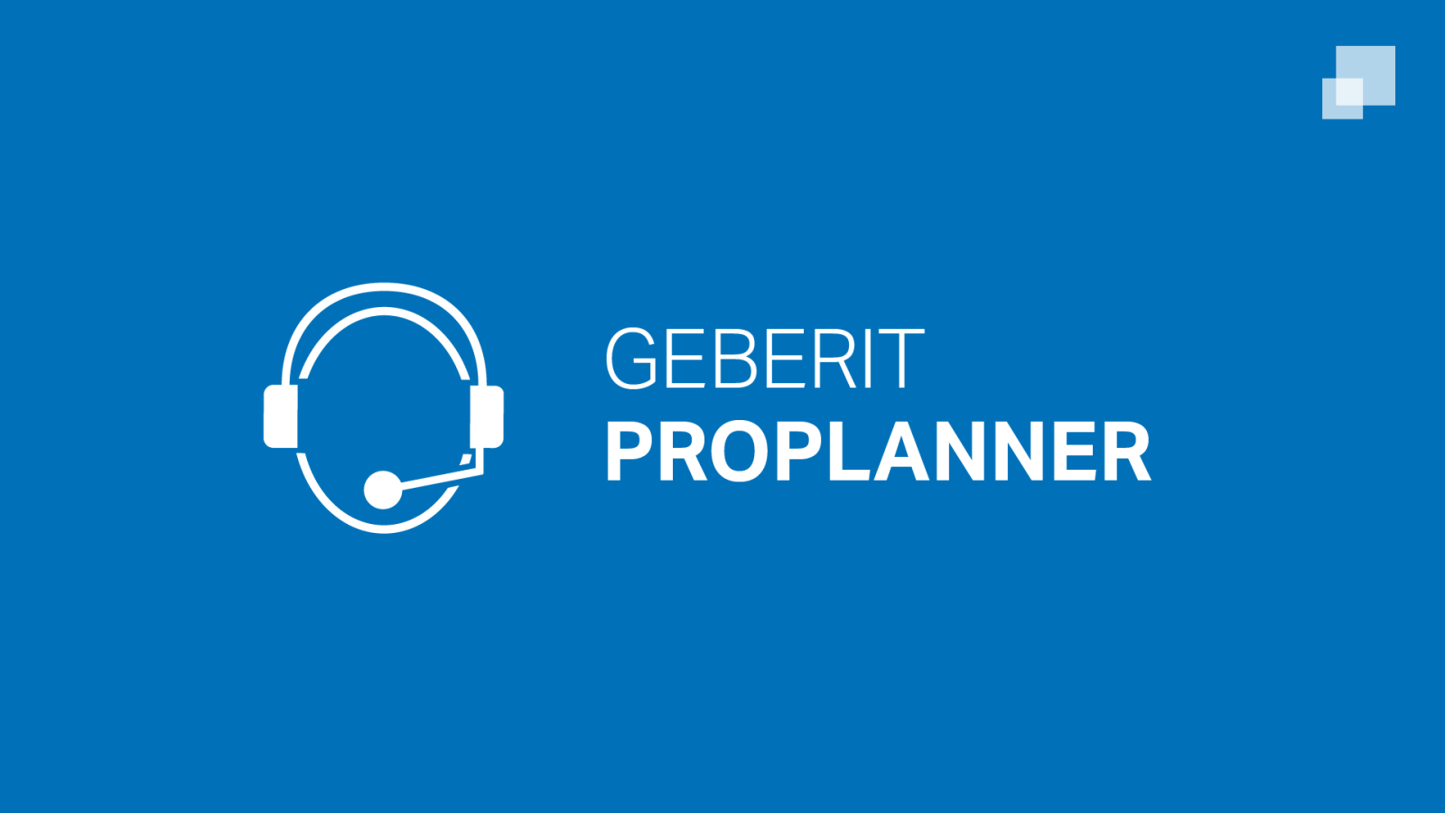 Geberit ProPlanner Geberit ProPlanner