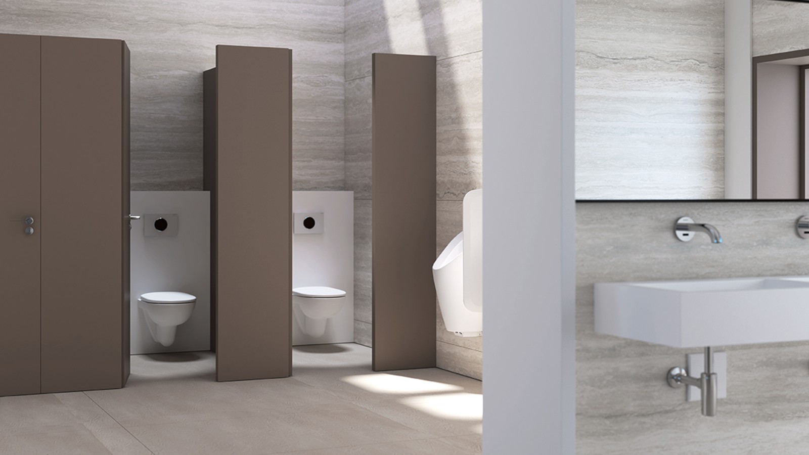 Barrierefreie Geberit WC-Lösung Barrierefreie Geberit WC-Lösung