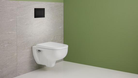 Geberit Renova Plan Wand-WC mit TurboFlush-Spültechnik Geberit Renova Plan Wand-WC mit TurboFlush-Spültechnik