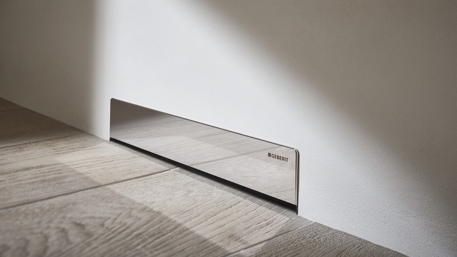 Geberit Wandablauf mit Edelstahlblende Geberit Wandablauf mit Edelstahlblende