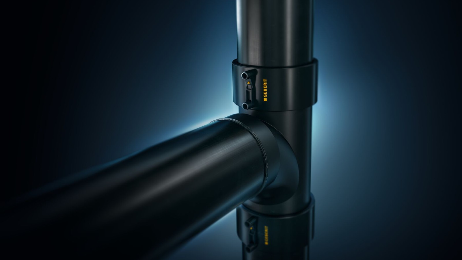 Robustes Entwässerungssystem Geberit PE