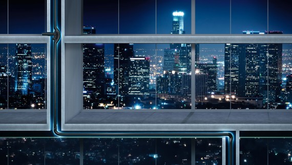 Platzsparendes PE-Abwasserrohr Geberit PE SuperTube