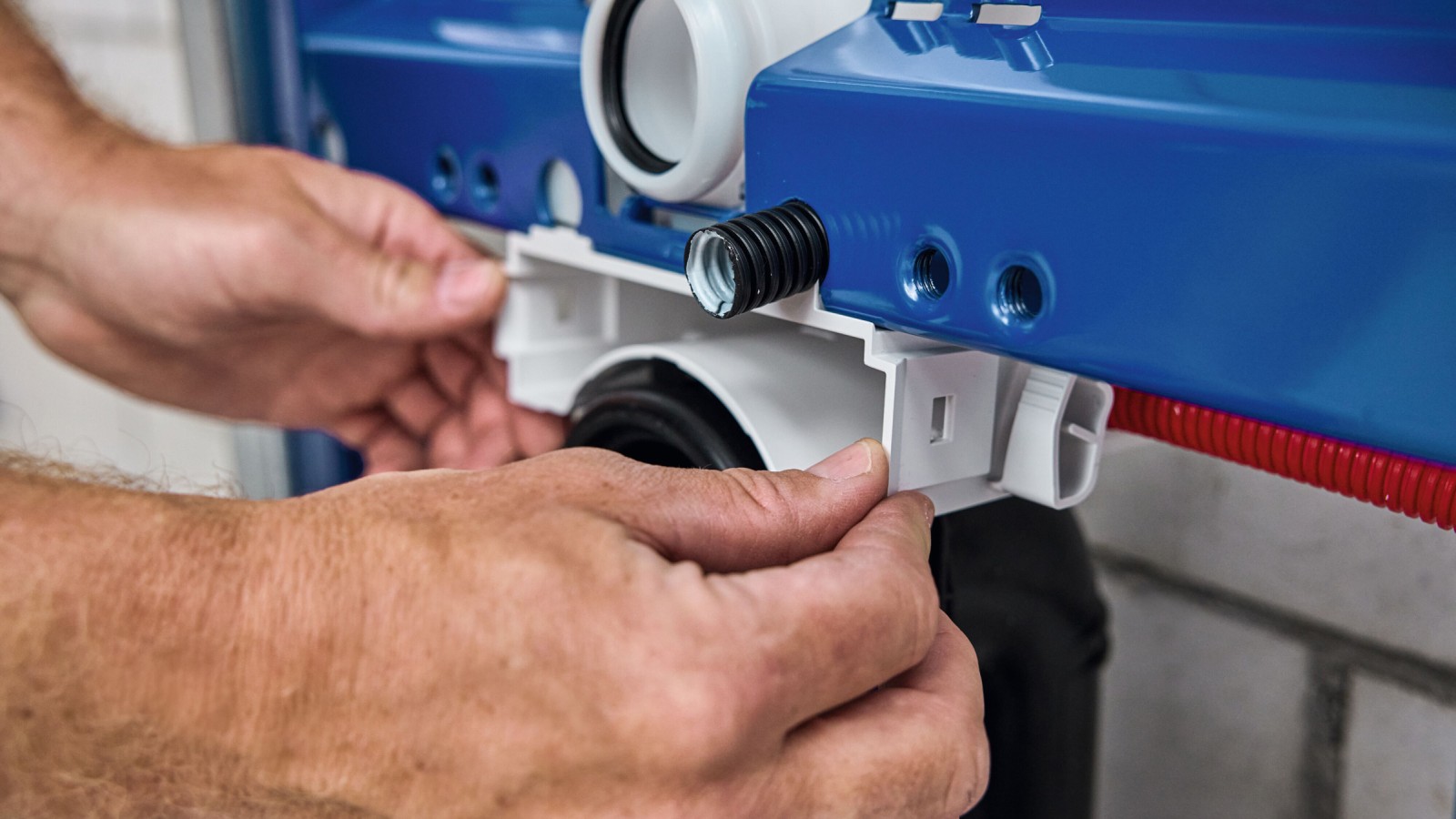 Geberit Duofix mit vorbereiteter Power & Connect Box