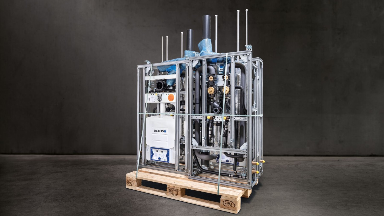 Vorgefertigtes Geberit GIS Installationssystem