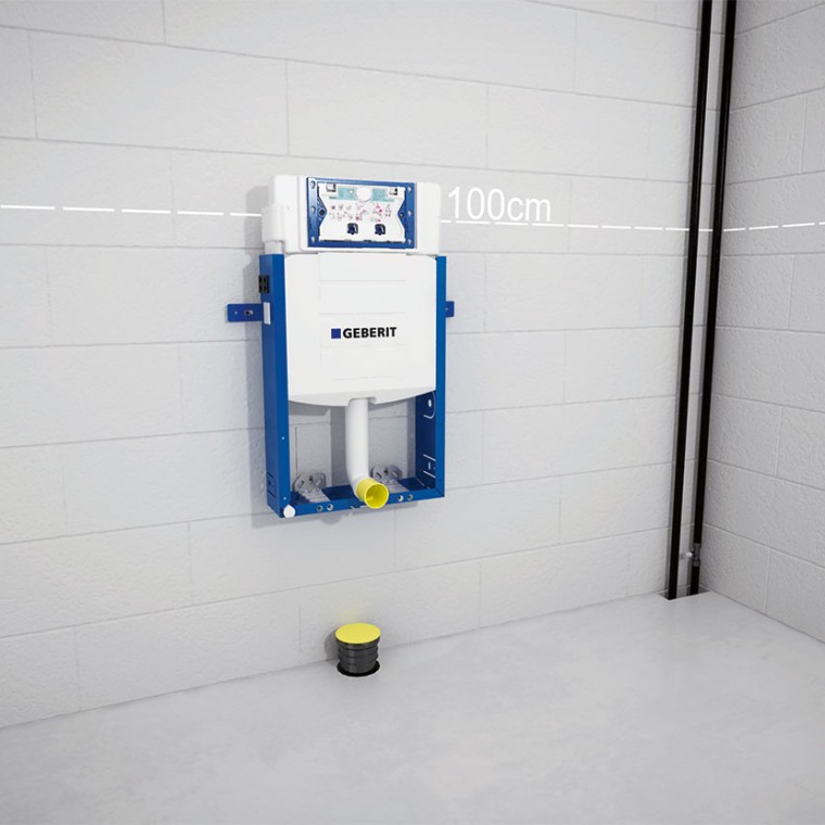 Fixierung Geberit Kombifix Unterputzspülkasten
