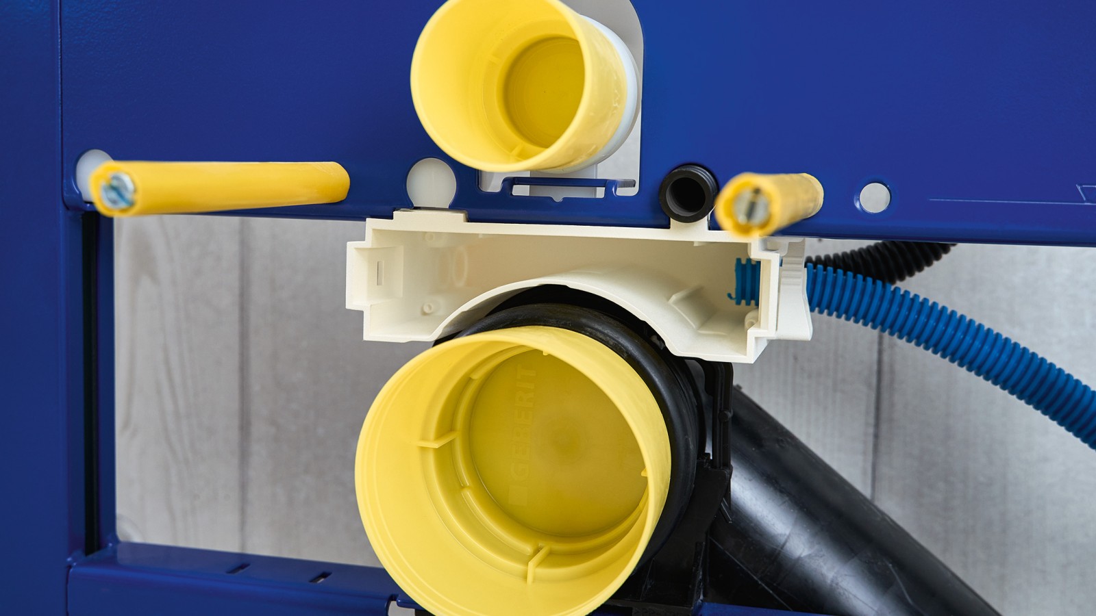 Geberit Duofix mit vorbereiteter Power & Connect Box Geberit Duofix mit vorbereiteter Power & Connect Box