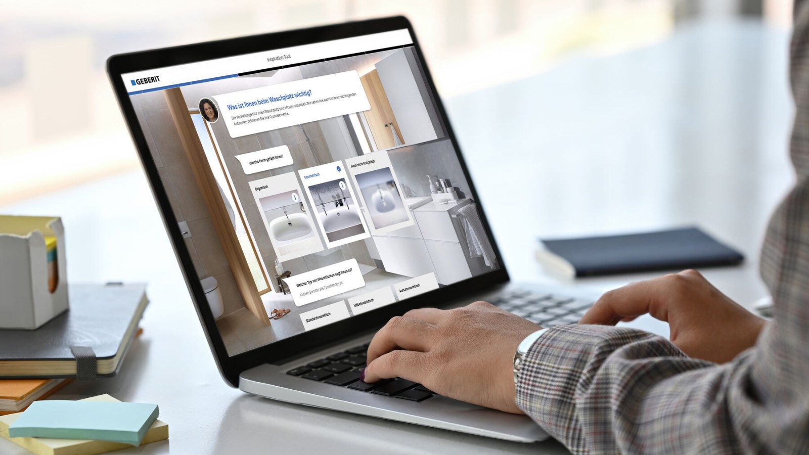 Entdecken Sie das Inspiration-Tool von Geberit Entdecken Sie das Inspiration-Tool von Geberit