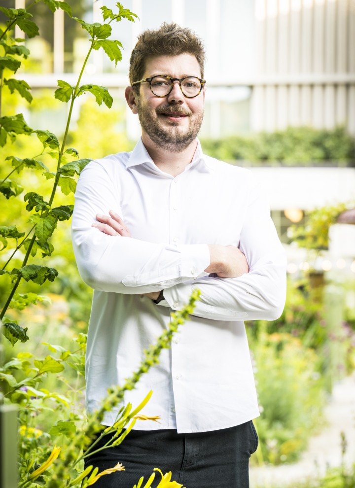 Architekt Jonas Vanbelle hat das neue Eingangsgebäude des Rubenshuis gestaltet (© Frederik Beyens)
