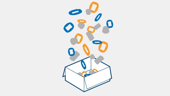 Sammeln der Geberit FlowFit Pressindikatoren und Schutzkappen Sammeln der Geberit FlowFit Pressindikatoren und Schutzkappen