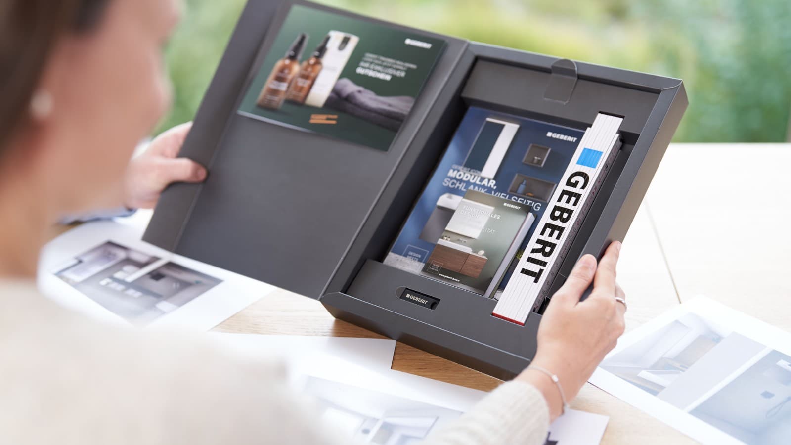 Designbox mit Ihren persönlichen Planungsunterlagen. Designbox mit Ihren persönlichen Planungsunterlagen.