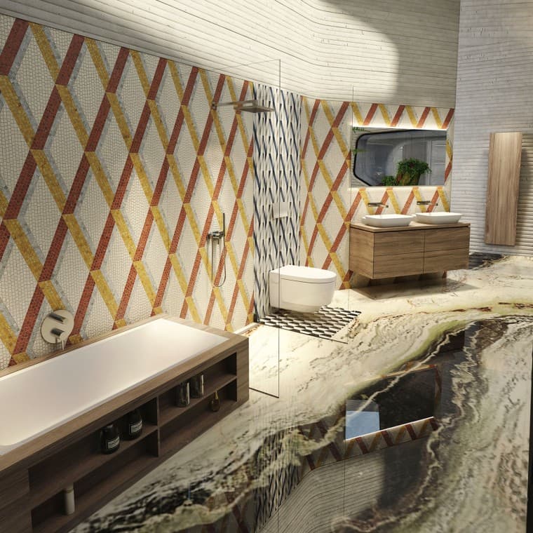 "H.O.M.E. Haus 2024": Das Masterbad (© Jasper Architects) "H.O.M.E. Haus 2024": Das Masterbad (© Jasper Architects)