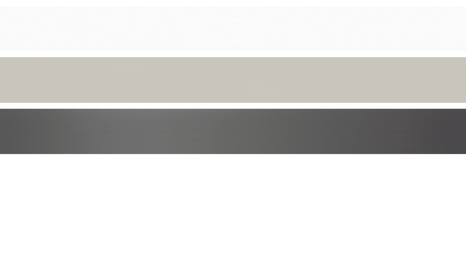 Die Griffe sind wahlweise in drei verschiedenen Farben erhältlich. Die Griffe sind wahlweise in drei verschiedenen Farben erhältlich.