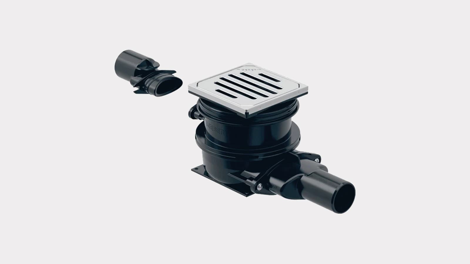 Varino Bodenablauf horizontal, d50 Varino Bodenablauf horizontal, d50