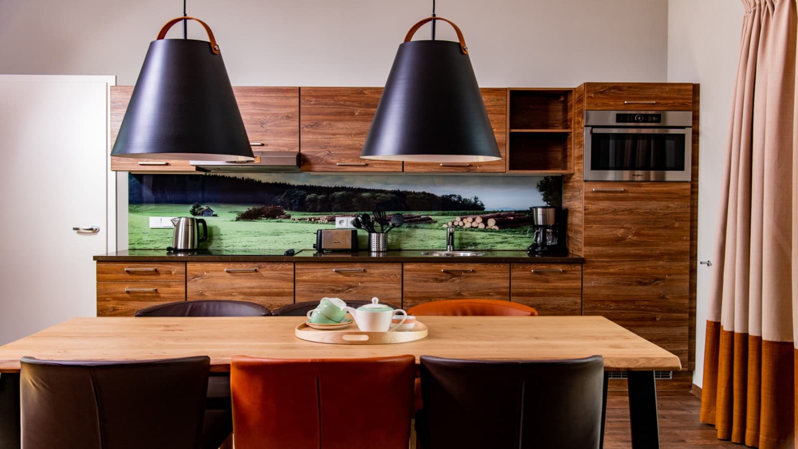 Essküche in einem Ferienhaus im Center Parcs Park Leutkirch Essküche in einem Ferienhaus im Center Parcs Park Leutkirch