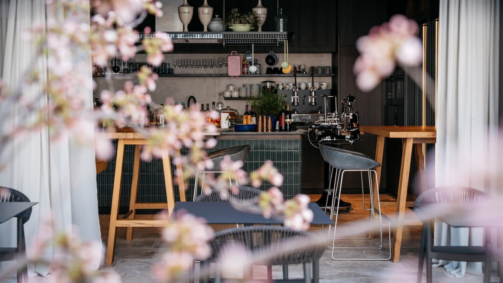 Die Salonküche im Refugium Lunz. (© Gregor Hofbauer/Refugium Lunz) Die Salonküche im Refugium Lunz. (© Gregor Hofbauer/Refugium Lunz)