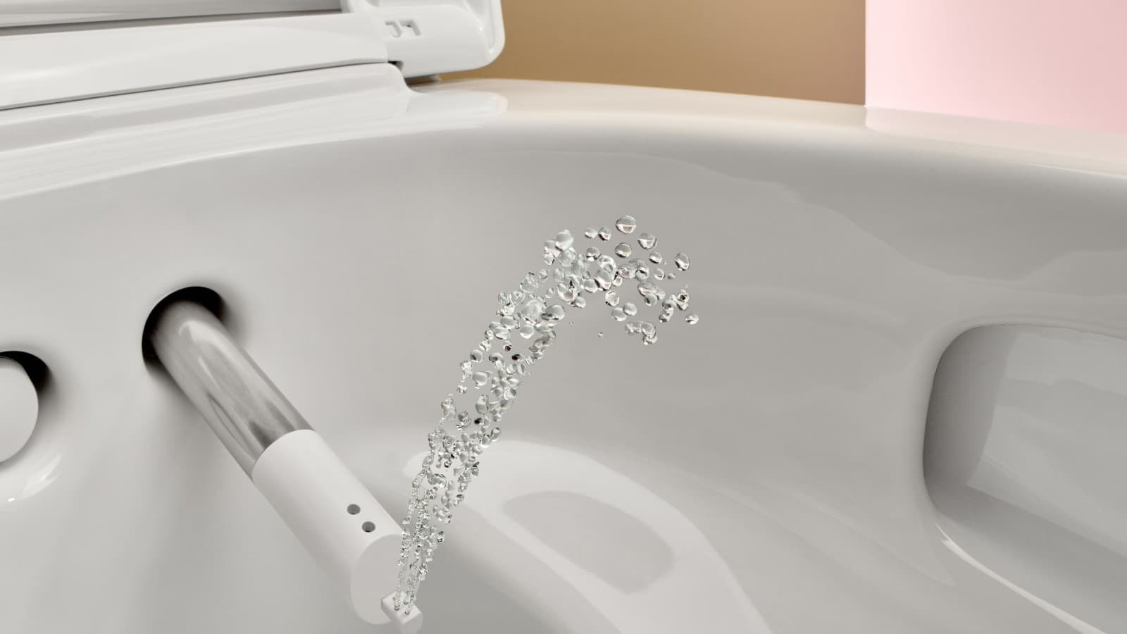 Geberit AquaClean Mera Comfort mit WhirlSpray Duschtechnologie Geberit AquaClean Mera Comfort mit WhirlSpray Duschtechnologie