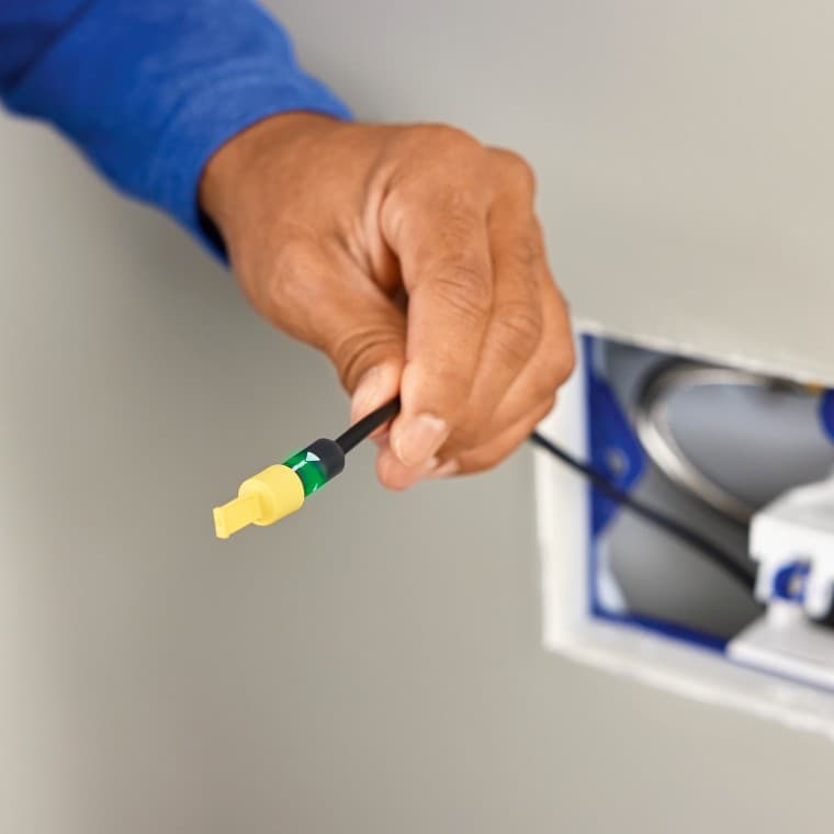 Die LED-Anzeige des Geberit Connect Buskonverters. Die LED-Anzeige des Geberit Connect Buskonverters.