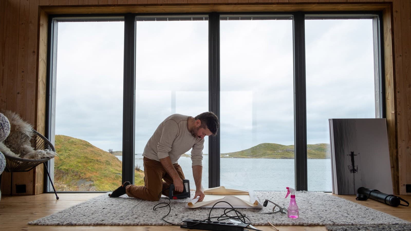 Casey McKee bei der Arbeit Casey McKee bei der Arbeit