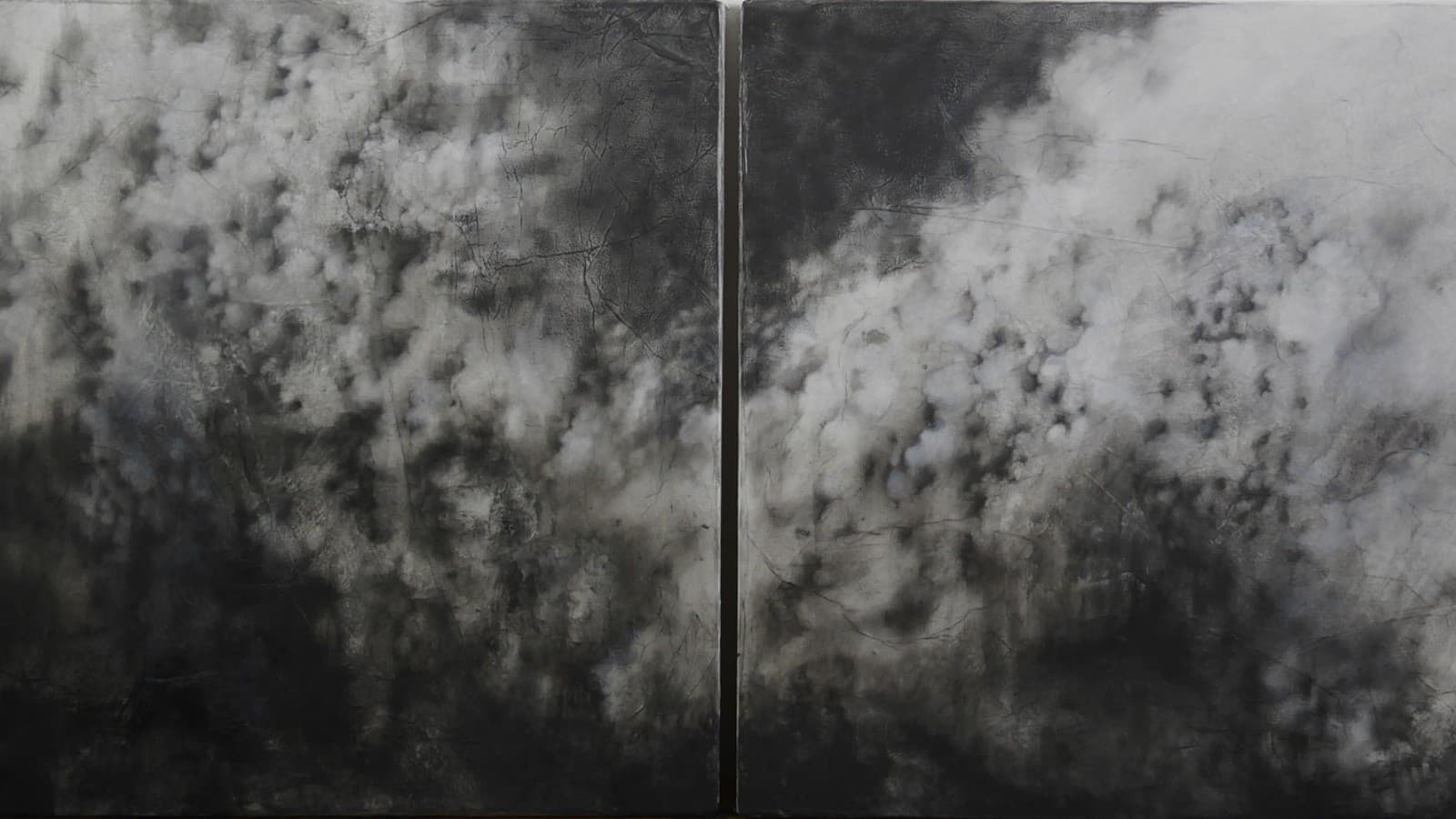 Ein Kunstwerk Diptychon von Nicola Watson. (© Nicola Watson) Ein Kunstwerk Diptychon von Nicola Watson. (© Nicola Watson)