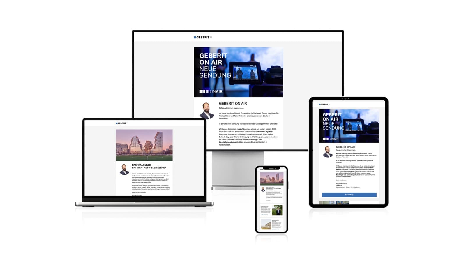 Newsletter Geberit Useletter und eView Newsletter Geberit Useletter und eView