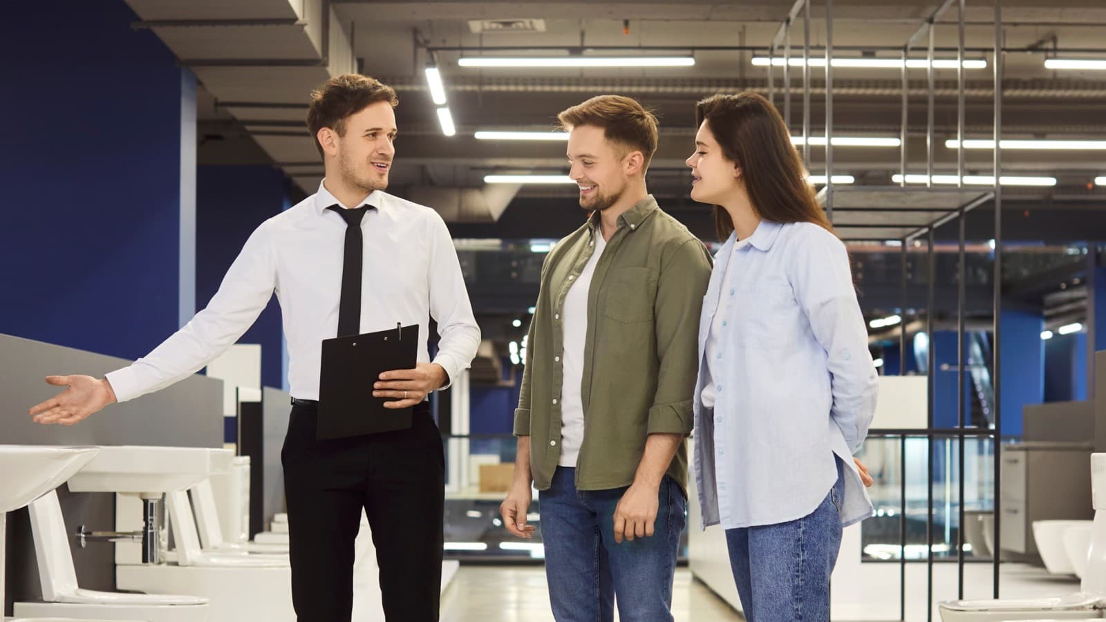 Kunden lassen sich von einem Fachpartner beraten Kunden lassen sich von einem Fachpartner beraten