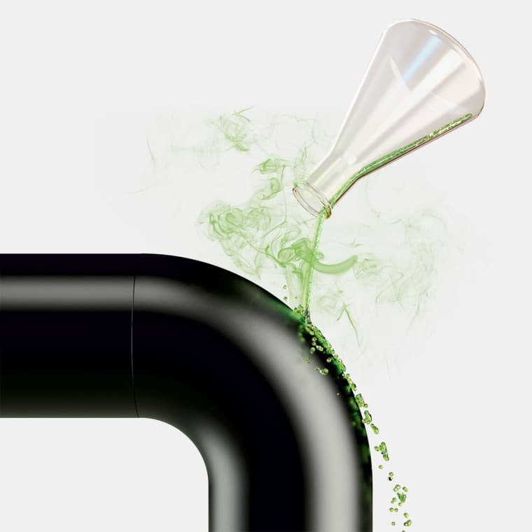 Geberit PE: Resistent gegen die meisten Chemikalien. Für viele Anwendungen in der Industrie und Laboren. Geberit PE: Resistent gegen die meisten Chemikalien. Für viele Anwendungen in der Industrie und Laboren.