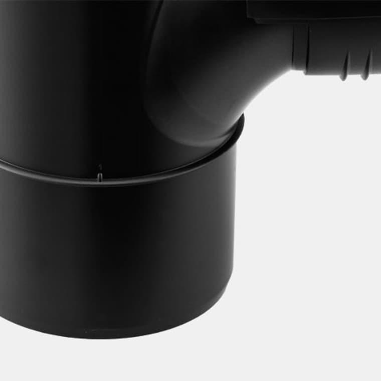 Der Anschlagring auf den Geberit Silent-PP Formteilen gibt die richtige Einstecktiefe vor. Der Anschlagring auf den Geberit Silent-PP Formteilen gibt die richtige Einstecktiefe vor.