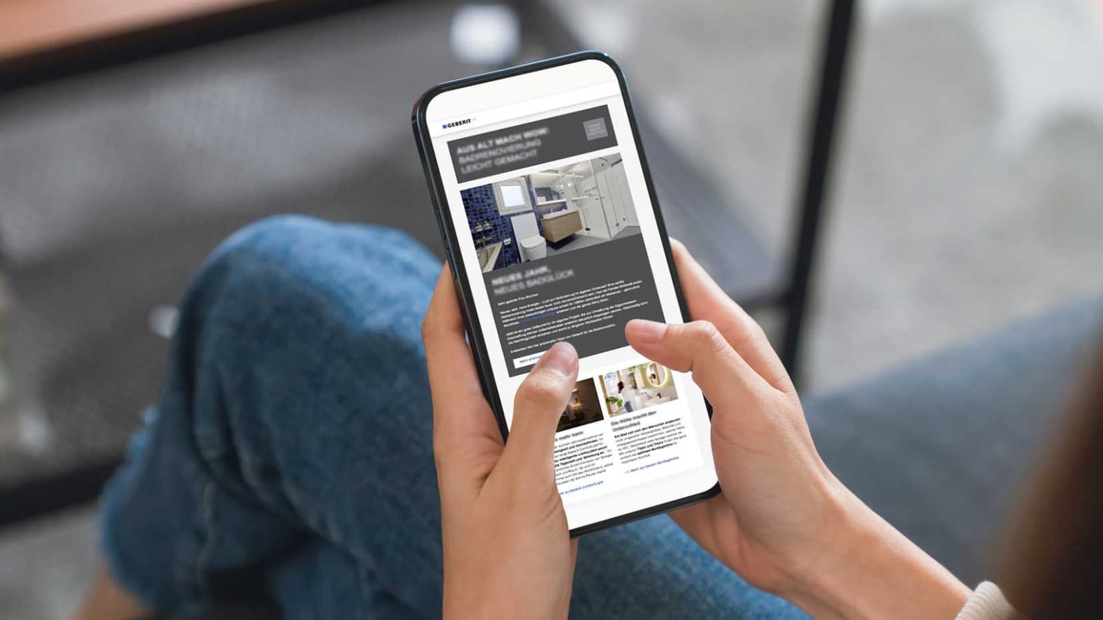 Geberit Newsletter für Endkunden