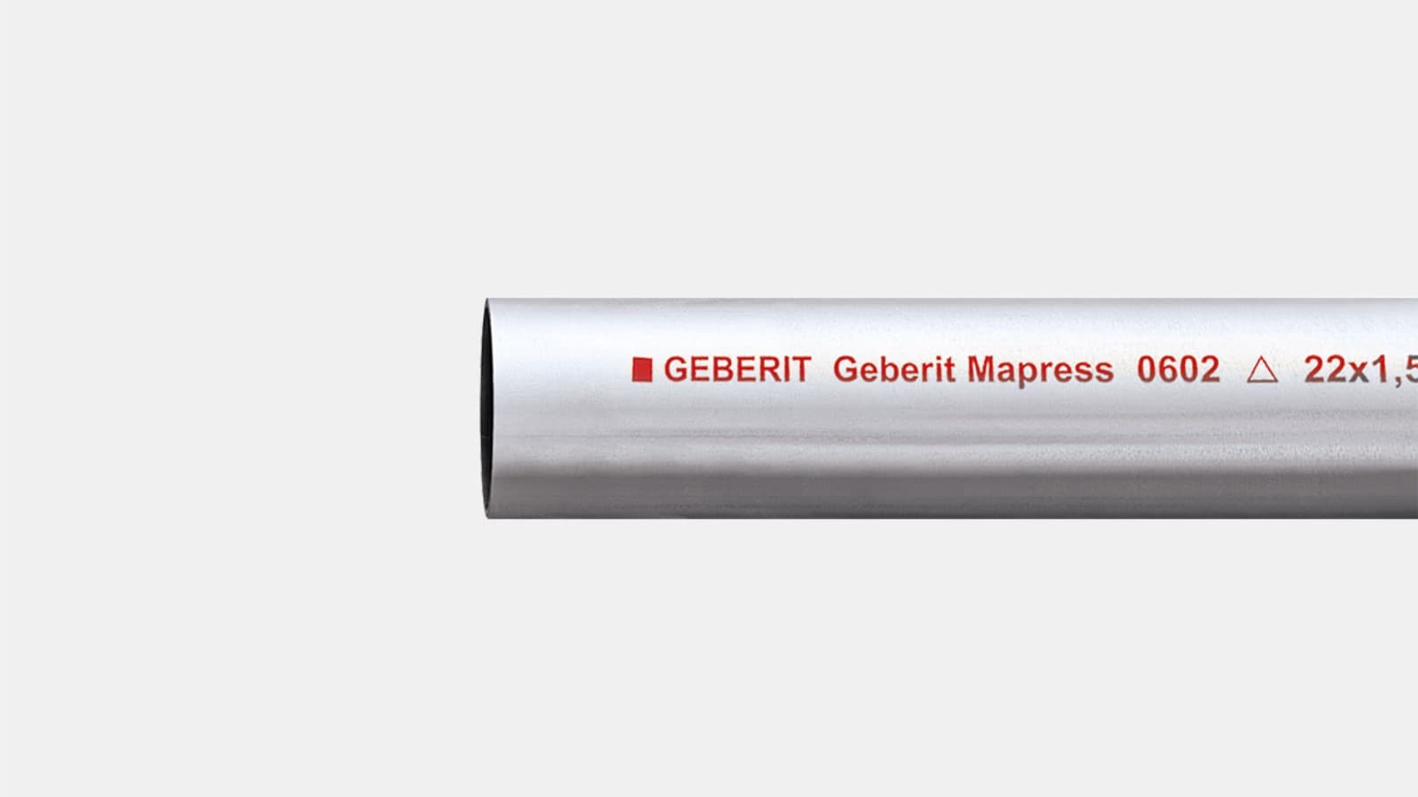 Geberit Mapress C-Stahl Systemrohr, außen verzinkt Geberit Mapress C-Stahl Systemrohr, außen verzinkt